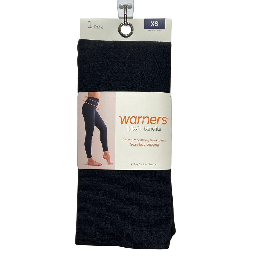 NWT Warners Women's Seamless Shaping Comfort Waistband Legging, 1-Pack, Size XS